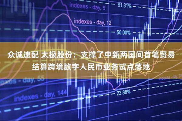 众诚速配 太极股份：支撑了中新两国间首笔贸易结算跨境数字人民币业务试点落地