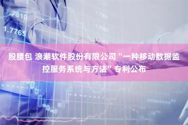 股腰包 浪潮软件股份有限公司“一种移动数据监控服务系统与方法”专利公布